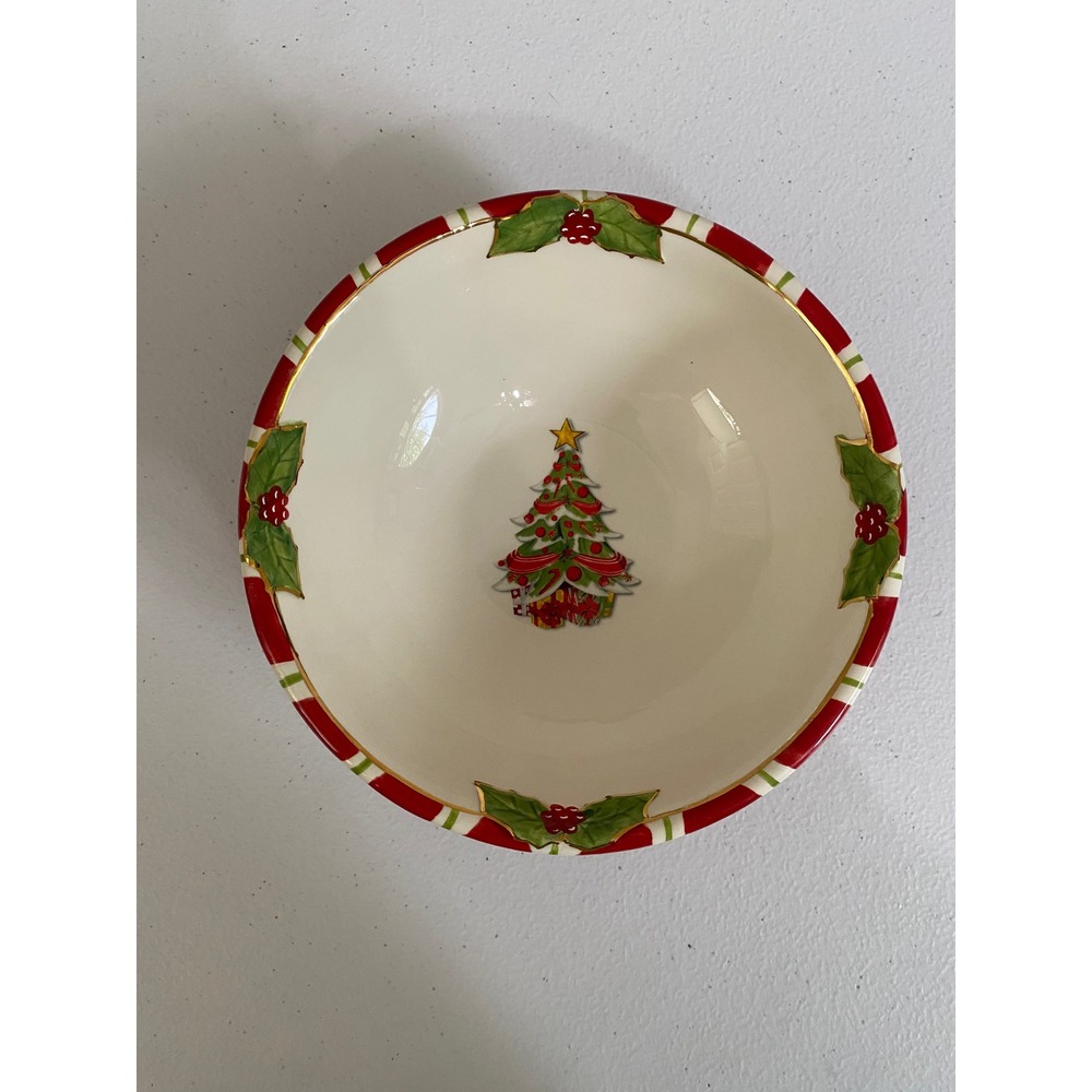 Christopher Radko Home for the Holidays Letters to Santa Cereal‎ Bowl